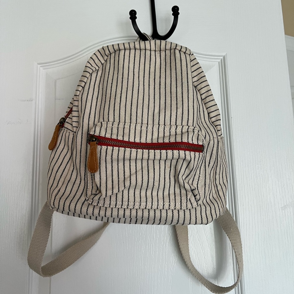 Mini Striped Backpack